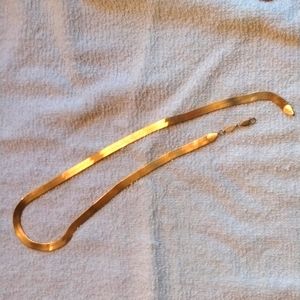 10k herringbone gold chain